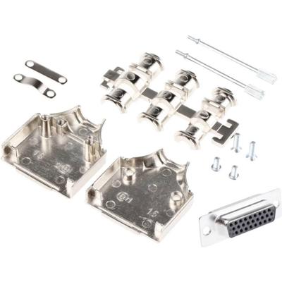 MH Connectors MHDM15-HD26FS-K D-sub male connectorset 180 ° Aantal polen: 15 Soldeerkelk 1 stuk(s)