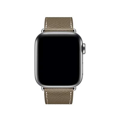 Lederen bandje - Bruin - Geschikt voor Apple Watch 38mm / 40mm / 41mm / 42mm