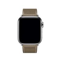 Lederen bandje - Bruin - Geschikt voor Apple Watch 44mm / 45mm / 46mm / 49mm - thumbnail