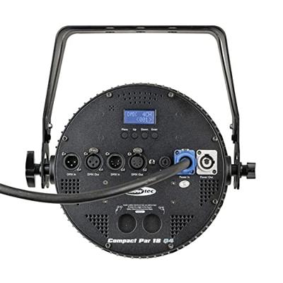 Showtec Compact Par 18 Q4 LED-par RGBW zwart