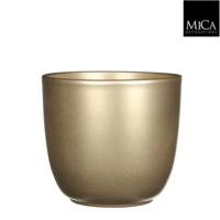 Pot tusca d17h16cm goud - thumbnail