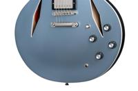 Epiphone Dave Grohl DG-335 Pelham Blue semi-akoestische gitaar met koffer - thumbnail