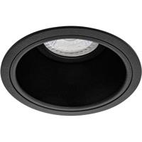 Ronde Inbouwspot GU10 Armatuur - Zwart Aluminium - Ø90mm Verdiept - thumbnail