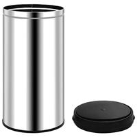 Prullenbak met automatische sensor 70 L roestvrij staal - thumbnail