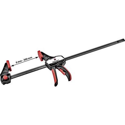 TOOLCRAFT 1544399 Eénhandsklem 300 x 85 mm 1500 Nm Spanbreedte (max.):300 mm Afmeting, lengte: 700 mm Afm. werkbereik:85 mm