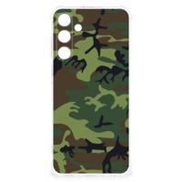 Samsung Galaxy A25 Doorzichtige Silicone Hoesje Army Dark - thumbnail