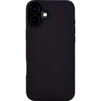 JT Berlin SilikonCase Steglitz Backcover Apple iPhone 16 Zwart Inductieve lading, MagSafe compatible - thumbnail
