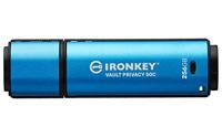 Kingston IronKey Vault Privacy 50 Series USB-stick 256 GB Blauw IKVP50C/256GB USB-C - thumbnail