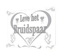 Gevelvlag Just Married 100x150cm - thumbnail