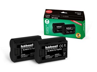 Hähnel Fototechnik HL-W235, 2er Camera-accu Vervangt originele accu NP-W235 7.2 V 2250 mAh Hähnel Fototechnik HL-W235, 2er Camera-accu Vervangt originele accu NP-W235 7.2 V 2250 mAh
