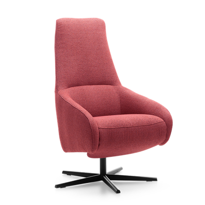 Relaxstoel A-100 Roze Stof