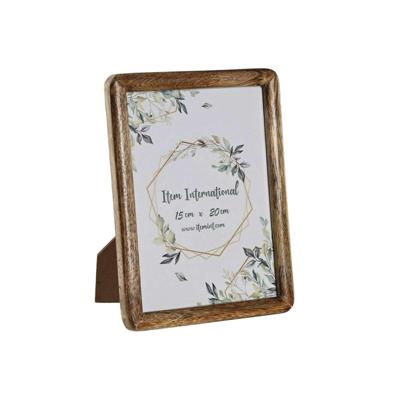 Fotolijsten Home ESPRIT Bruin Kristal Mangohout Natuurlijk