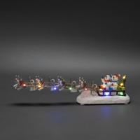 Konstsmide 4242-000 LED-decor Sneeuwpop Meerkleurig LED Bont Timer - thumbnail