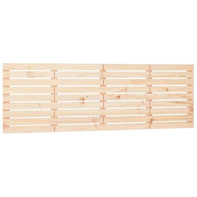 Hoofdbord wandmontage 206x3x63 cm massief grenenhout