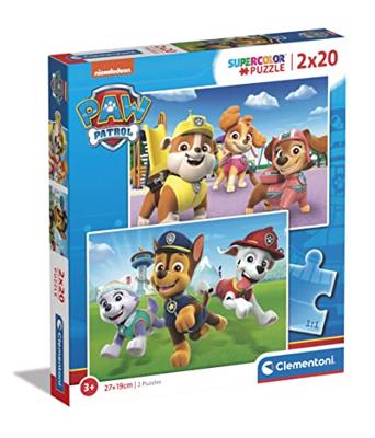Clementoni legpuzzel paw patrol, 2x20st.