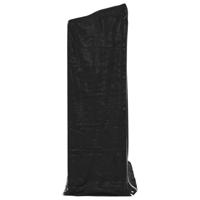 Haardhoutrek met regenhoes 150x60x200 cm gegalvaniseerd staal - thumbnail