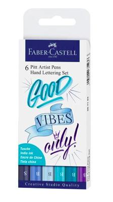 Faber Castell fc-267123 tekenstift faber-castell pitt artist pen letteringset 6x