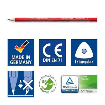 Staedtler Kleurpotlood Noris colour Zeshoek 185 CD36 Diverse kleuren 36 stuk(s) Staedtler Kleurpotlood Noris colour Zeshoek 185 CD36 Diverse kleuren 36 stuk(s)