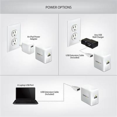 StarTech.com Mobiele draadloze WiFi reisrouter voor iPad® / tablet/laptop - USB aangedreven met laadpoort - 802.11n WISP router