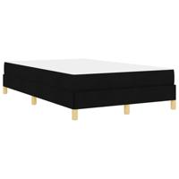 Boxspring bed Zwart, Bruin 120 x 200 cm Stof, Engineered Hout - thumbnail