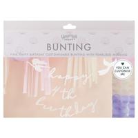 Ginger Ray letterslinger happy birthday zeemeermin 2 m | 10 stuks - thumbnail