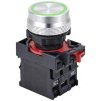 TRU COMPONENTS TC-10091044 ONPOW26-11E/G/12V Drukschakelaar 250 V 5 A 1x aan/(aan) Moment Groen IP40 1 stuk(s) - thumbnail