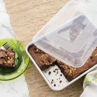 Nordic Ware - Bakvorm, Rechthoek, met Deksel, 25 x 34 cm, Aluminium, N - thumbnail