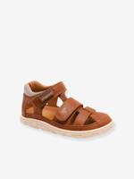 VIC barefoot sandalen met klittenband voor kinderen BISGAARD karamel - thumbnail