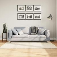 VidaXL Vloerkleed oviedo laagpolig 120x170 cm beige - thumbnail