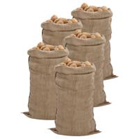 VidaXL Jutezakken 5 stuks 340 g/m² 65x135 cm 100% jute - thumbnail