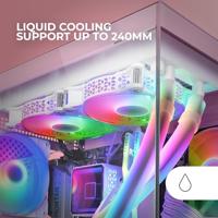 ATX Semi-toren BehuizingMars Gaming MCVIEW2P - thumbnail