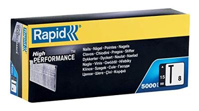 Rapid Nr. 8 brads 15 mm, 5.000 stuks - 40100532 - 40100532 Rapid Nr. 8 brads 15 mm, 5.000 stuks - 40100532 - 40100532