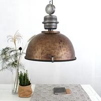 Steinhauer Hanglamp Bikkel XXL antiekbruin met nikkel 7834B - thumbnail
