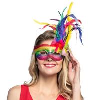 Oogmasker Venetiaans Arcobaleno Rainbow - thumbnail