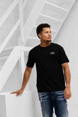 EA7 Emporio Armani 7M000516 T-Shirt Heren Zwart - Maat M - Kleur: Zwart | Soccerfanshop EA7 Emporio Armani 7M000516 T-Shirt Heren Zwart - Maat M - Kleur: Zwart | Soccerfanshop