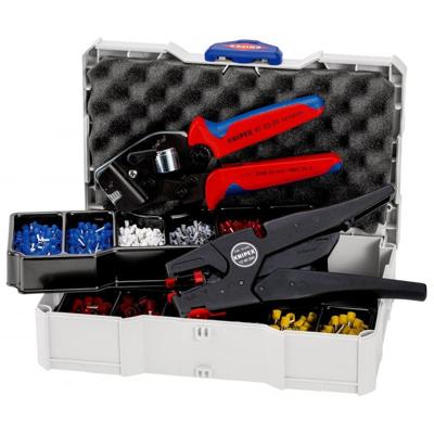 Knipex Assortiment adereindhulzen | Met krimptang en draadstriptang in systainer | 1 stuk - 97 90 16 - 97 90 16 Knipex Assortiment adereindhulzen | Met krimptang en draadstriptang in systainer | 1 stuk - 97 90 16 - 97 90 16