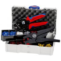 Knipex Assortiment adereindhulzen | Met krimptang en draadstriptang in systainer | 1 stuk - 97 90 16 - 97 90 16 - thumbnail