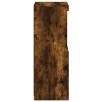 Dressoir met LED-verlichting 41x37x100 cm gerookt eikenkleurig - thumbnail