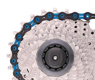 KMC ketting 1/2-11/128 116 10v dlc10 zwart/groen