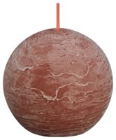 Bolsius Rustiek bolkaars shine 76 suede brown (1 st) - thumbnail