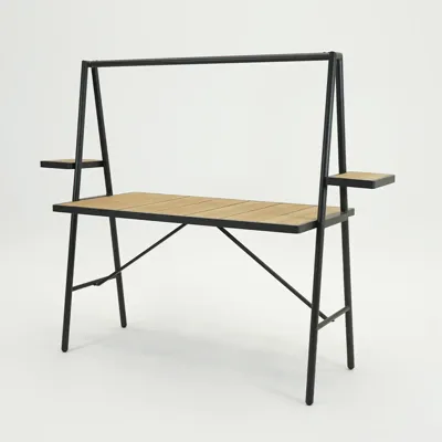 Genua Bartable antraciet 221x80.5x181cm