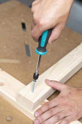 Wolfcraft Handschroevendraaier | Met bitopname | 1 stuk - 8725000