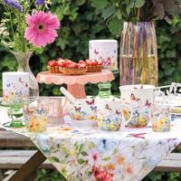 Mok 0.4L butterflies in field wit - thumbnail