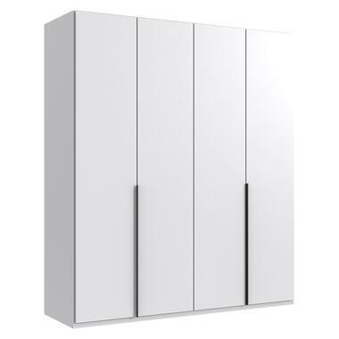 Kledingkast Milaan 4-deurs - wit - 236x180x58 cm