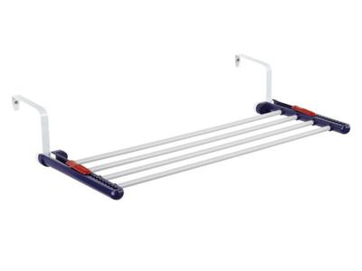 Leifheit 81410 Radiator/Balkon Droogrek Quartett 2M Leifheit 81410 Radiator/Balkon Droogrek Quartett 2M