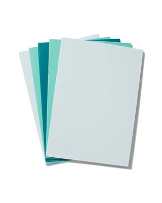 HEMA Schriften A4 Gelinieerd Mint - 5 Stuks