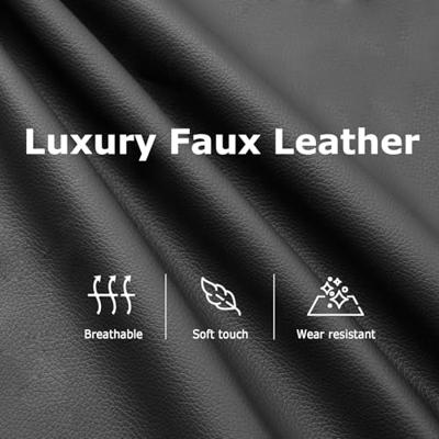 Massagestoel verstelbaar kunstleer zwart