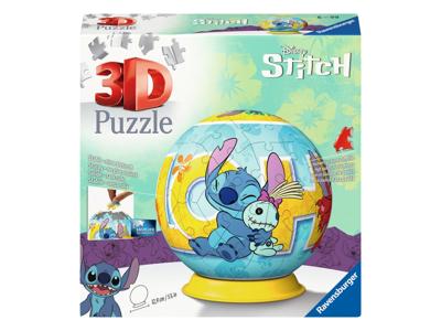 Ravensburger Disney Stitch 3D-puzzelbal - 72 stukjes - thumbnail