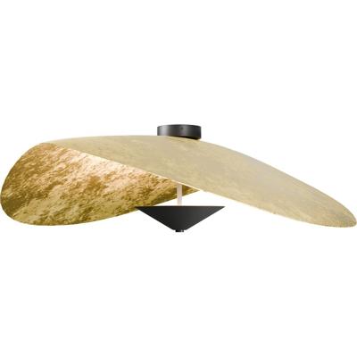 Masterlight Ø 90cm led plafondlampLente bladgoud - 5100-05-08-90