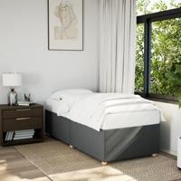 Bedframe zonder matras 100x200 cm stof donkergrijs - thumbnail